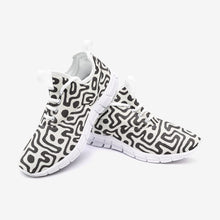 将图片加载到图库查看器,Hand Drawn Labyrinth Unisex Lightweight Sneaker City Runner by The Photo Access