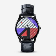 Load image into Gallery viewer, Neo Memphis Patches Stickers Classic Fashion Unisex Print Black Quartz Watch Dial by The Photo Access