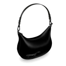 Load image into Gallery viewer, Zebra Running at Night Curve Hobo Bag by The Photo Access
