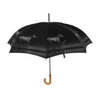 Cargar imagen en el visor de la galería, Zebra Running at Night Umbrella by The Photo Access