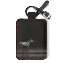 Load image into Gallery viewer, Zebra Running at Night Luggage Tags by The Photo Access