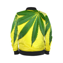 Load image into Gallery viewer, Marijuana Leaf Mens Bomber Jacket by The Photo Access