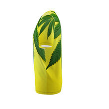 Load image into Gallery viewer, Marijuana Leaf Mens Cut And Sew T-Shirt by The Photo Access