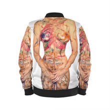 Load image into Gallery viewer, Painted Nude Mens Bomber Jacket by The Photo Access