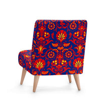 Load image into Gallery viewer, Wallpaper Damask Floral Occasional Chair by The Photo Access