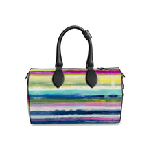Cargar imagen en el visor de la galería, Colorful Oil Paint Stripes Duffle Bag by The Photo Access
