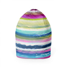 Load image into Gallery viewer, Colorful Oil Paint Stripes Beanie by The Photo Access