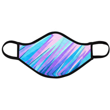 Cargar imagen en el visor de la galería, Blue Pink Abstract Eighties Face Masks by The Photo Access
