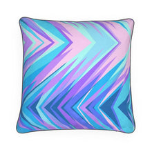 将图片加载到图库查看器,Blue Pink Abstract Eighties Pillow by The Photo Access