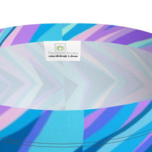 Load image into Gallery viewer, Blue Pink Abstract Eighties Leggings by The Photo Access