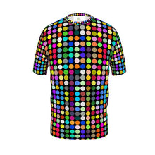 Load image into Gallery viewer, Colorful Dots Mens Cut And Sew T-Shirt by The Photo Access