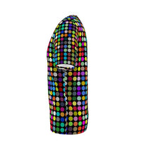 Load image into Gallery viewer, Colorful Dots Mens Cut And Sew T-Shirt by The Photo Access