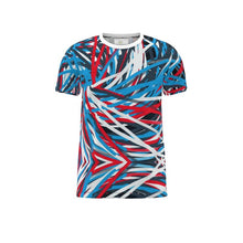 Load image into Gallery viewer, Colorful Thin Lines Art Cut and Sew All Over Print T-Shirt by The Photo Access