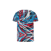 Load image into Gallery viewer, Colorful Thin Lines Art Cut and Sew All Over Print T-Shirt by The Photo Access