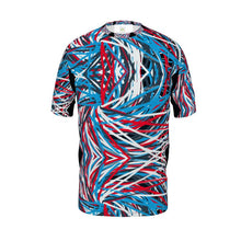 Load image into Gallery viewer, Colorful Thin Lines Art Mens Cut and Sew T-Shirt by The Photo Access