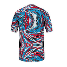 Load image into Gallery viewer, Colorful Thin Lines Art Mens Cut and Sew T-Shirt by The Photo Access