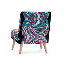Загрузить изображение в средство просмотра галереи, Colorful Thin Lines Art Occasional Chair by The Photo Access