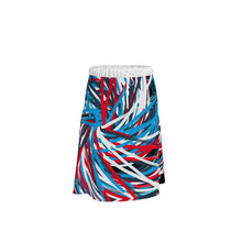 Load image into Gallery viewer, Colorful Thin Lines Art Skirt by The Photo Access