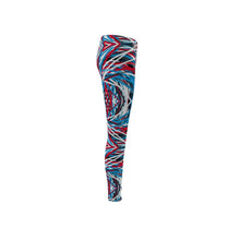 将图片加载到图库查看器,Colorful Thin Lines Art Leggings by The Photo Access