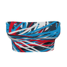 Load image into Gallery viewer, Colorful Thin Lines Art Bandeau Tops by The Photo Access