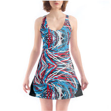 Load image into Gallery viewer, Colorful Thin Lines Art Custom Chemise by The Photo Access