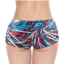 Cargar imagen en el visor de la galería, Colorful Thin Lines Art Hot Pants by The Photo Access