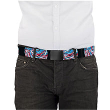 Load image into Gallery viewer, Colorful Thin Lines Art Webbing Belt by The Photo Access