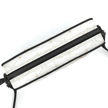 Lade das Bild in den Galerie-Viewer, Abstract White Polygon with Gold Line Camera Bag by The Photo Access