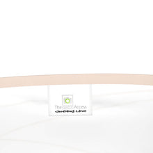 Load image into Gallery viewer, Abstract White Polygon with Gold Line Flared Skirt by The Photo Access