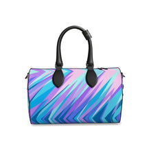 Load image into Gallery viewer, Blue Pink Abstract Eighties Duffle Bag by The Photo Access