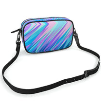 将图片加载到图库查看器,Blue Pink Abstract Eighties Camera Bag by The Photo Access