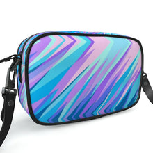 将图片加载到图库查看器,Blue Pink Abstract Eighties Camera Bag by The Photo Access