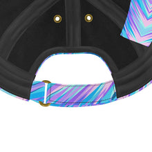 将图片加载到图库查看器,Blue Pink Abstract Eighties Baseball Cap by The Photo Access