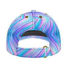 将图片加载到图库查看器,Blue Pink Abstract Eighties Baseball Cap by The Photo Access