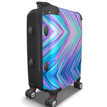 Load image into Gallery viewer, Blue Pink Abstract Eighties Luggage by The Photo Access