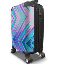 Load image into Gallery viewer, Blue Pink Abstract Eighties Luggage by The Photo Access