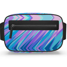Load image into Gallery viewer, Blue Pink Abstract Eighties Belt Bag by The Photo Access