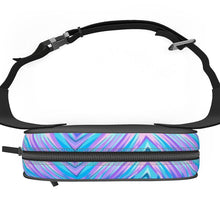 Load image into Gallery viewer, Blue Pink Abstract Eighties Belt Bag by The Photo Access