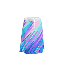 गैलरी व्यूवर में इमेज लोड करें, Blue Pink Abstract Eighties Skirt by The Photo Access
