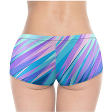 Load image into Gallery viewer, Blue Pink Abstract Eighties Hot Pants by The Photo Access