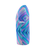 Load image into Gallery viewer, Blue Pink Abstract Eighties Slim Fit Mens T-Shirt by The Photo Access