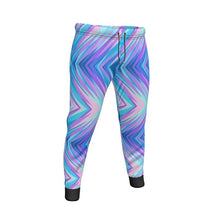 Load image into Gallery viewer, Blue Pink Abstract Eighties Mens Sweatpants by The Photo Access