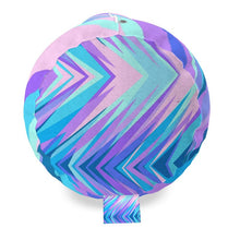 Load image into Gallery viewer, Blue Pink Abstract Eighties Big Bolster Cushion by The Photo Access