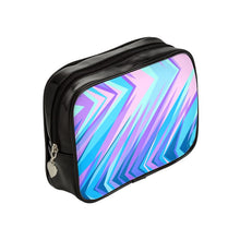 将图片加载到图库查看器,Blue Pink Abstract Eighties Make Up Bags by The Photo Access