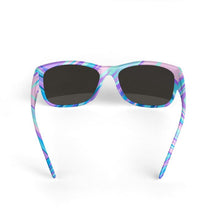 将图片加载到图库查看器,Blue Pink Abstract Eighties Sunglasses by The Photo Access