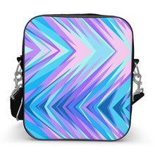 Load image into Gallery viewer, Blue Pink Abstract Eighties Shoulder Bag by The Photo Access