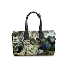 Load image into Gallery viewer, Abstract Fluid Lines of Movement Muted Tones High Fashion Duffle Bag by The Photo Access