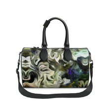 Load image into Gallery viewer, Abstract Fluid Lines of Movement Muted Tones High Fashion Duffle Bag by The Photo Access