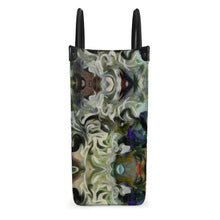 Load image into Gallery viewer, Abstract Fluid Lines of Movement Muted Tones High Fashion Leather Shopper Bag by The Photo Access