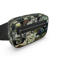 Lade das Bild in den Galerie-Viewer, Abstract Fluid Lines of Movement Muted Tones High Fashion Belt Bag by The Photo Access